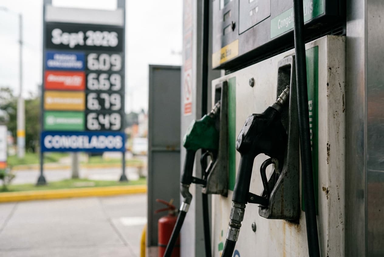 Fotografía ilustrativa de la noticia: Gobierno congela precios de combustibles en septiembre de 2026 para contener costos